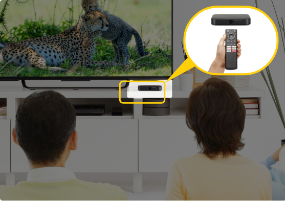 インターネット回線でテレビを見るための専用機器 セットトップボックス